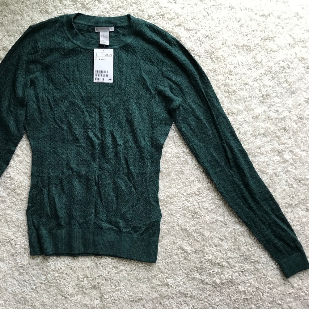 Brand New Green H&M Sweater